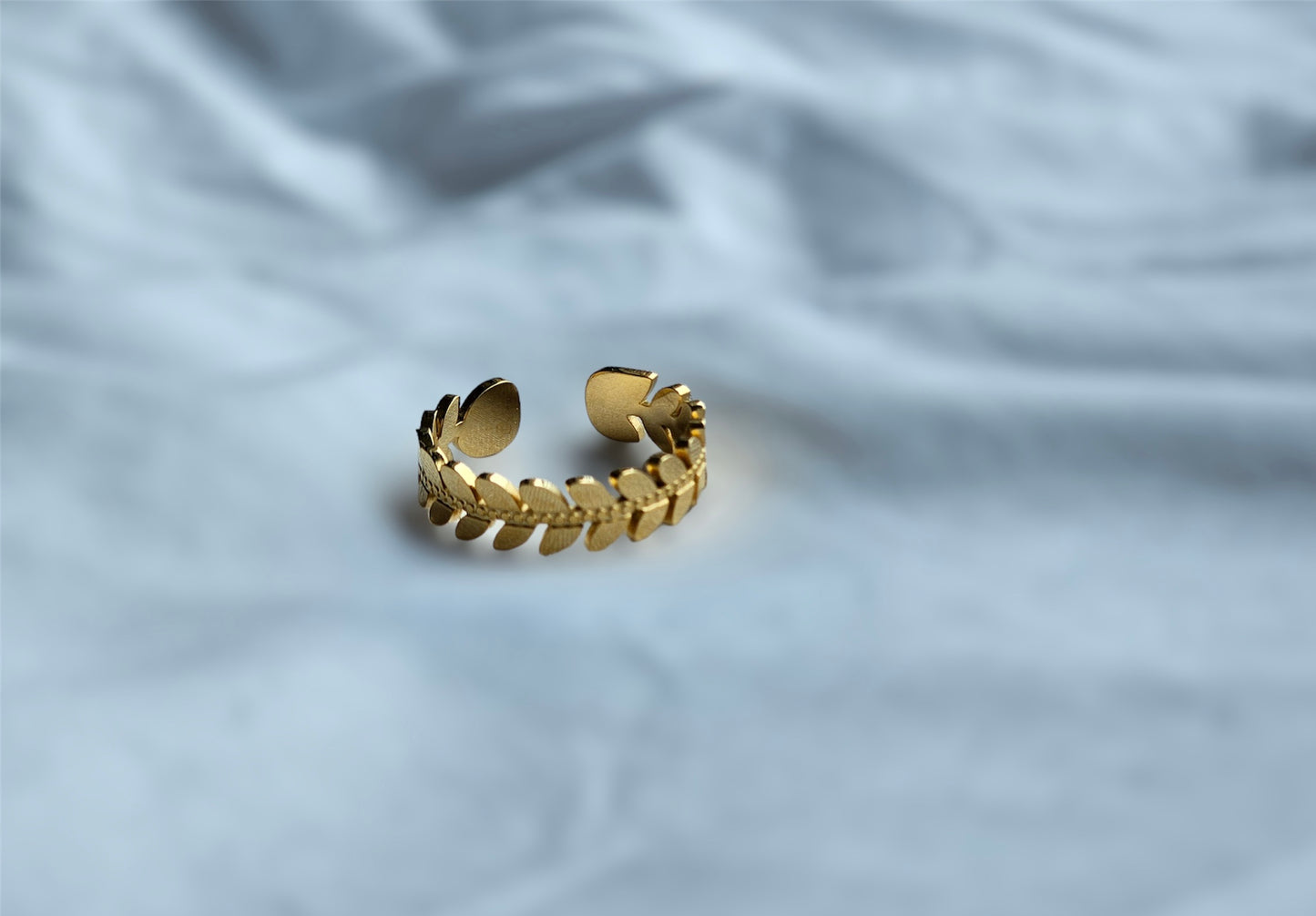 "Palm Leaf" Open Ring