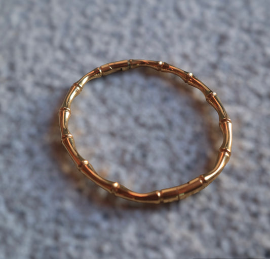 "Branch" Gold Bangle