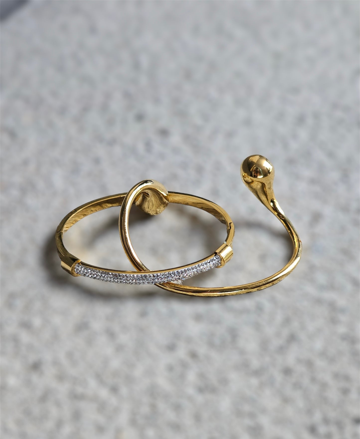 "Luxe" Gold Bangle